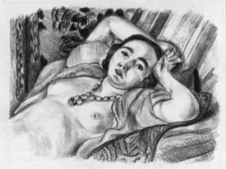 Henri Matisse - Odalisque au collier (D. 434)