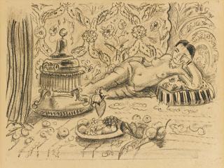 Henri Matisse - Odalisque, Brasero Et Coupe De Fruits (D. 504)