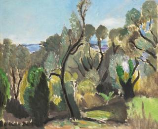 Henri Matisse - Paysage aux environs de Nice ou Les Oliviers ou Coin du Mont-Boron