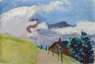 Henri Matisse - Paysage suisse (Route de Chézières à Villars)