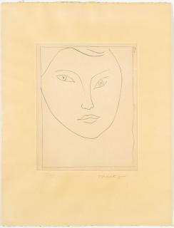 Henri Matisse - Portrait de Claude D. 1946.