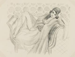 Henri Matisse - Repos Sur La Banquette (D. 520)