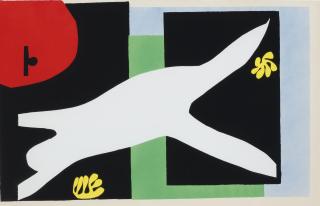Henri Matisse - Swimmer, from Jazz (see D. books 22)