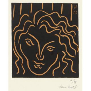Henri Matisse - Tete De Femme Au Mascaron (D. 702)