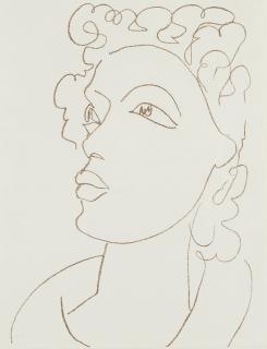 Henri Matisse - Tête de Femme, Poesies Antillaises (Dulthuit 37)