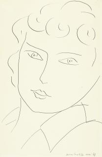 Henri Matisse - Tête de femme (recto and verso)