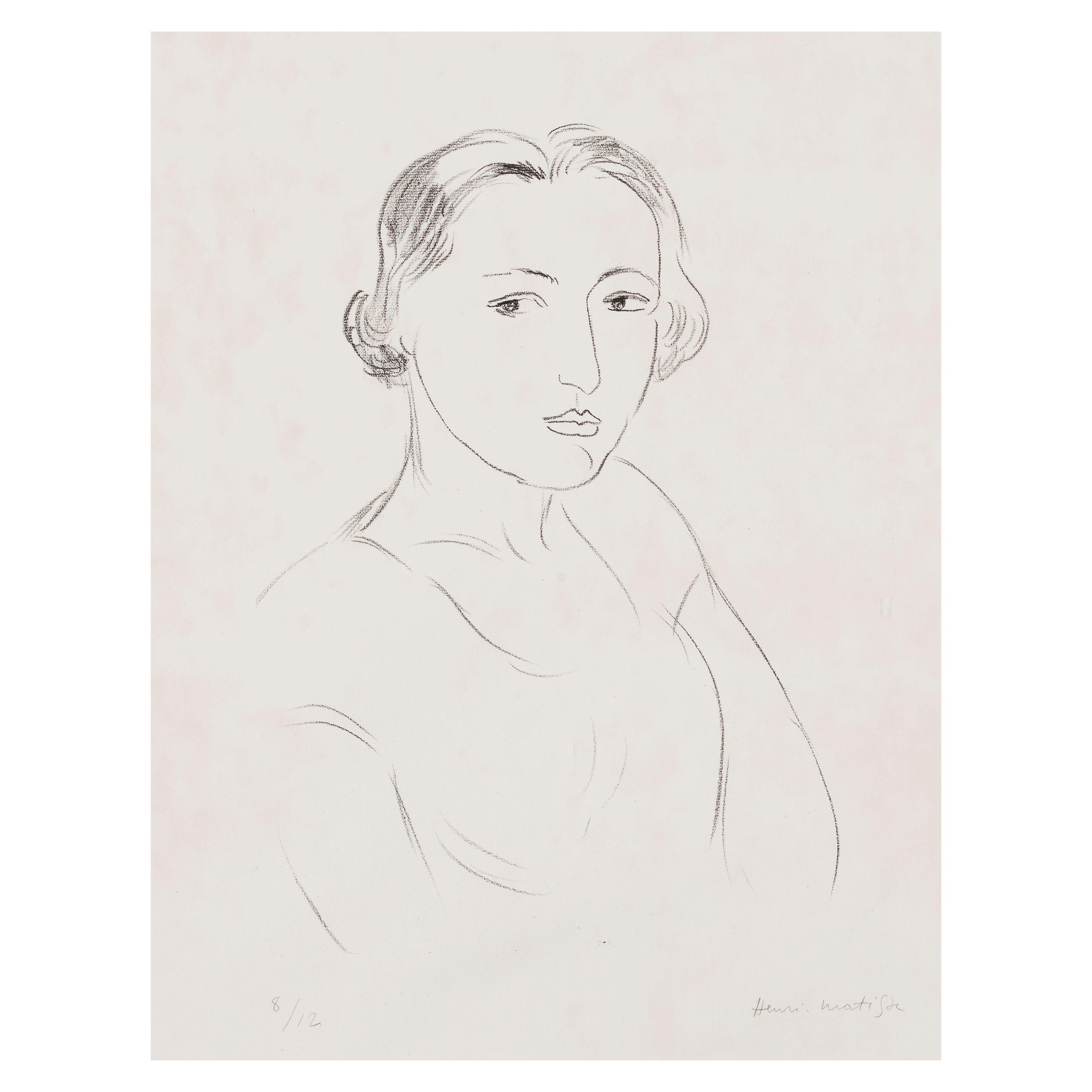 Henri Matisse - Tête de jeune femme