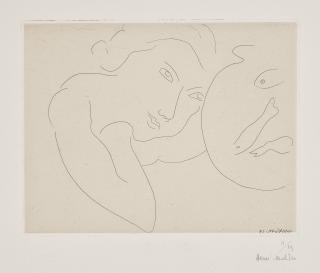 Henri Matisse - Tête penchée et bocal de poissons