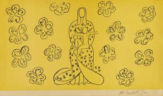 Henri Matisse - Vierge à l\'enfant au décor fleuri