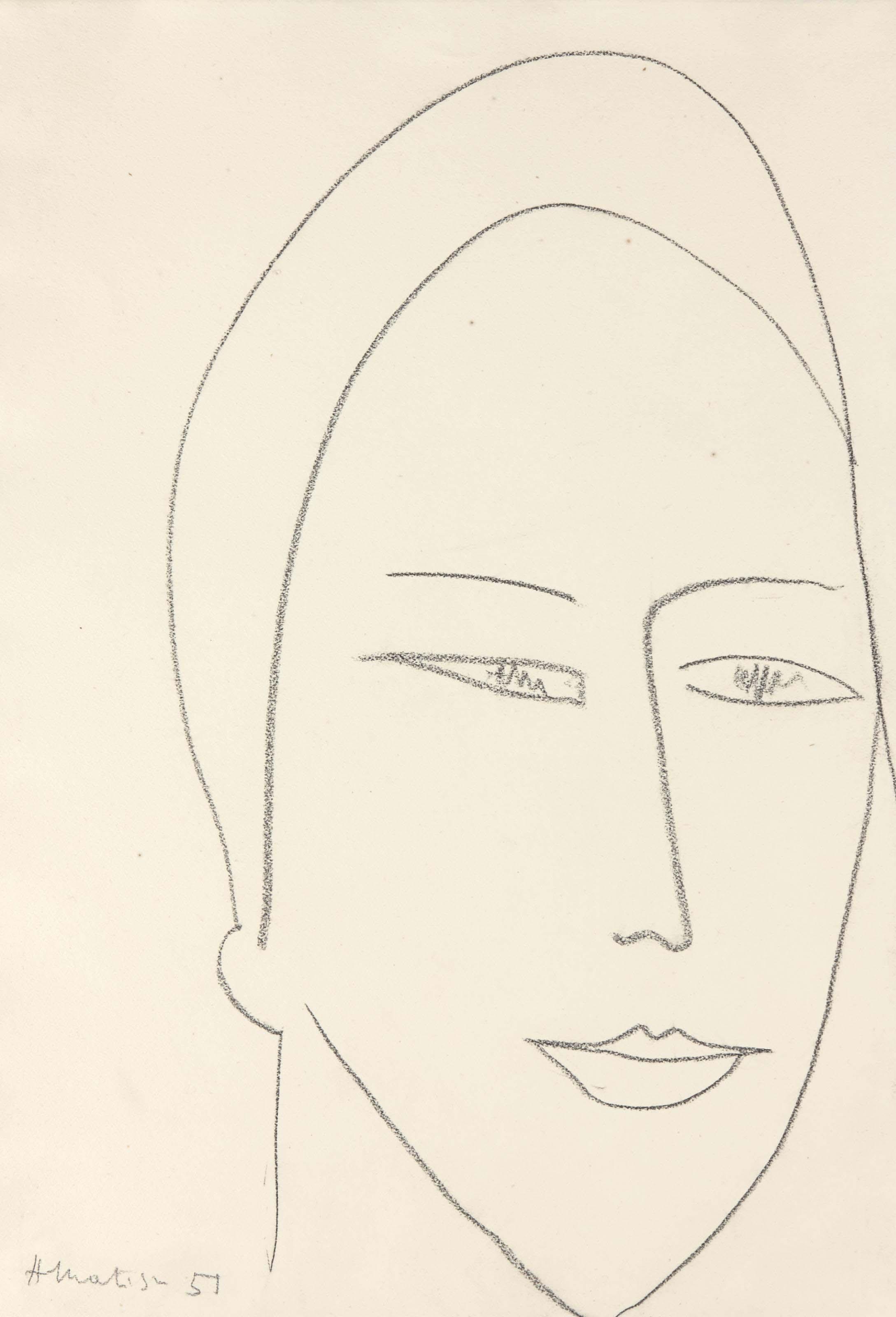 Henri Matisse - Visage féminin