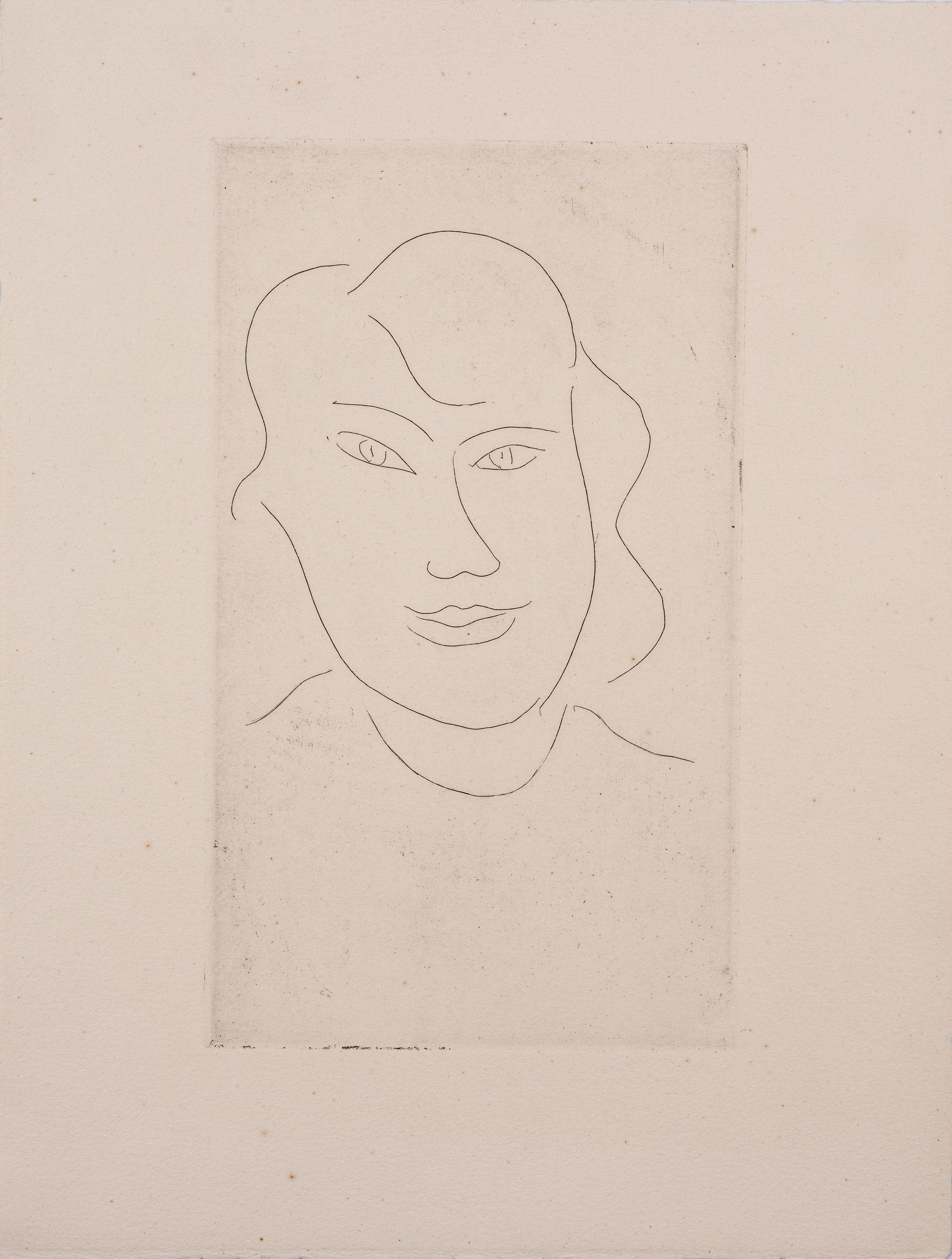Henri Matisse - Visage Souriant, 1946
