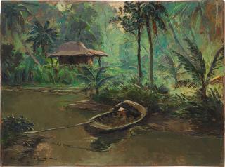 Henri Mège - Matin d\'Avril près de Thu Duc (April Morning near Thu Duc)