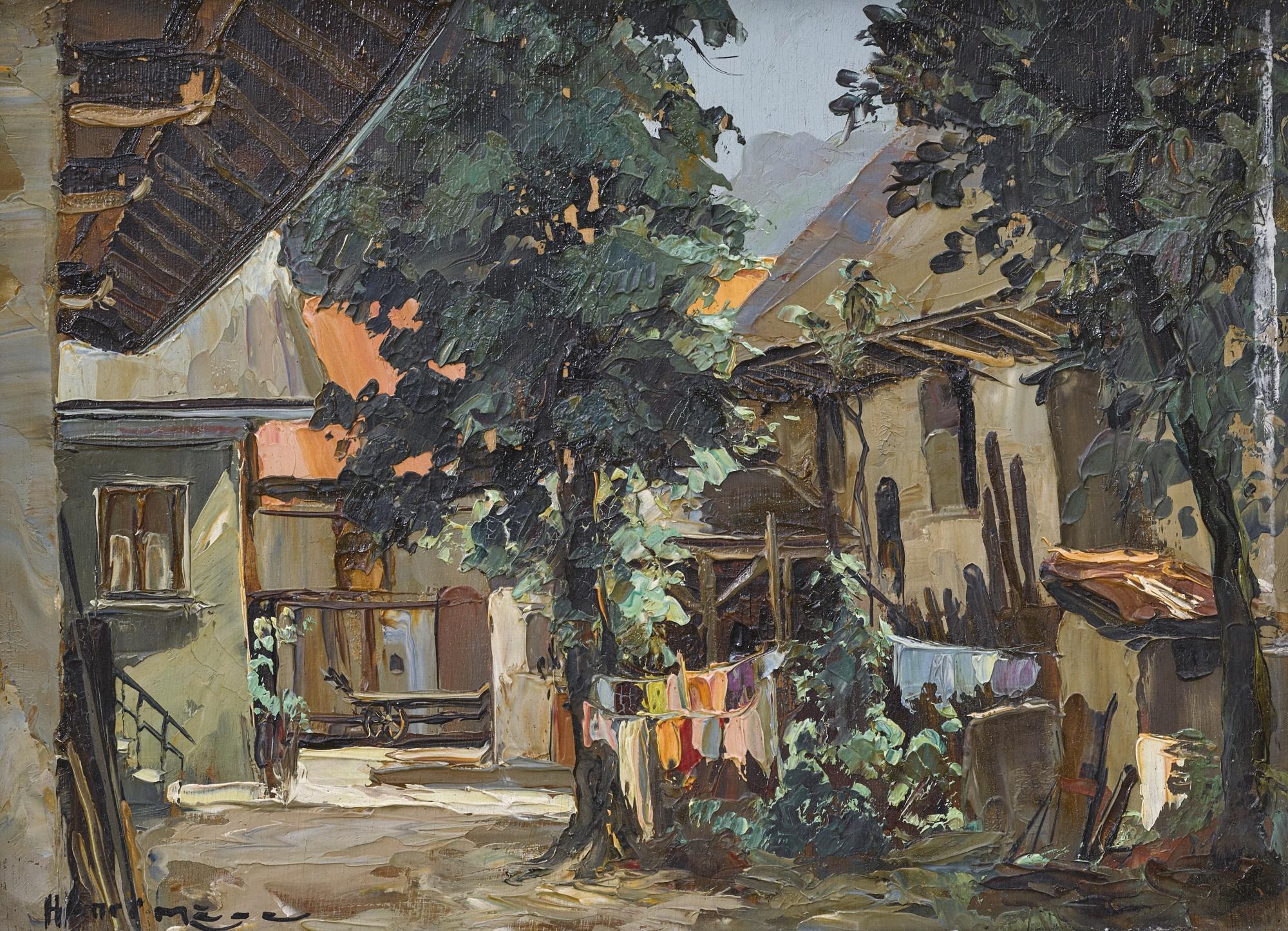 Henri Mège - Matin De Juilliet À Fourney (Savoie) Vallée Du Bourget (July Morning At Fourney (Savoie) Bourget Valley)