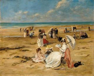 Henri Michel-Lévy - Plage de Courseuilles