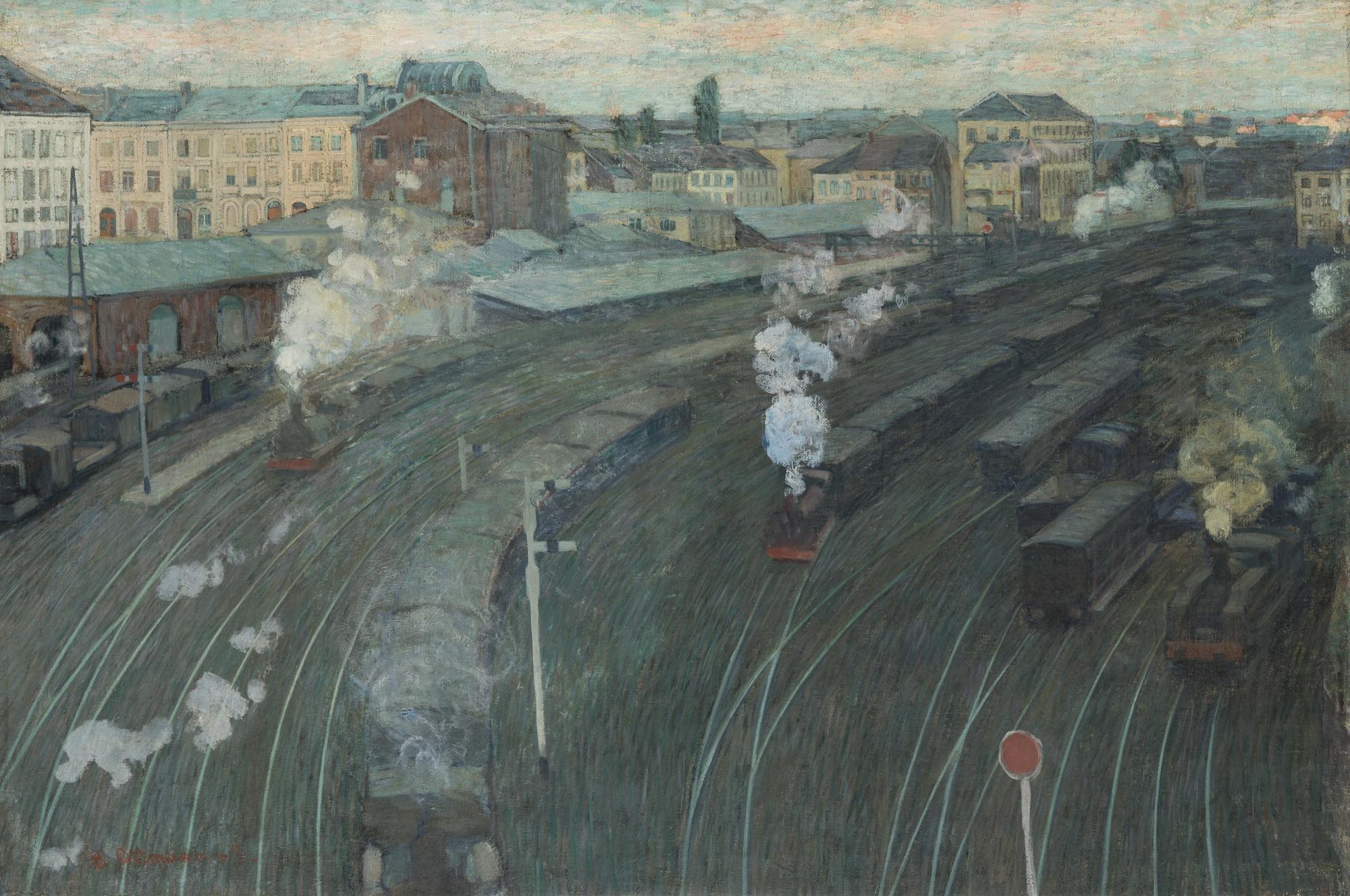Henri Ottmann - Gare Du Luxembourg, Gel.