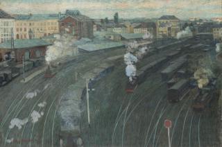 Henri Ottmann - Gare Du Luxembourg, Gel.