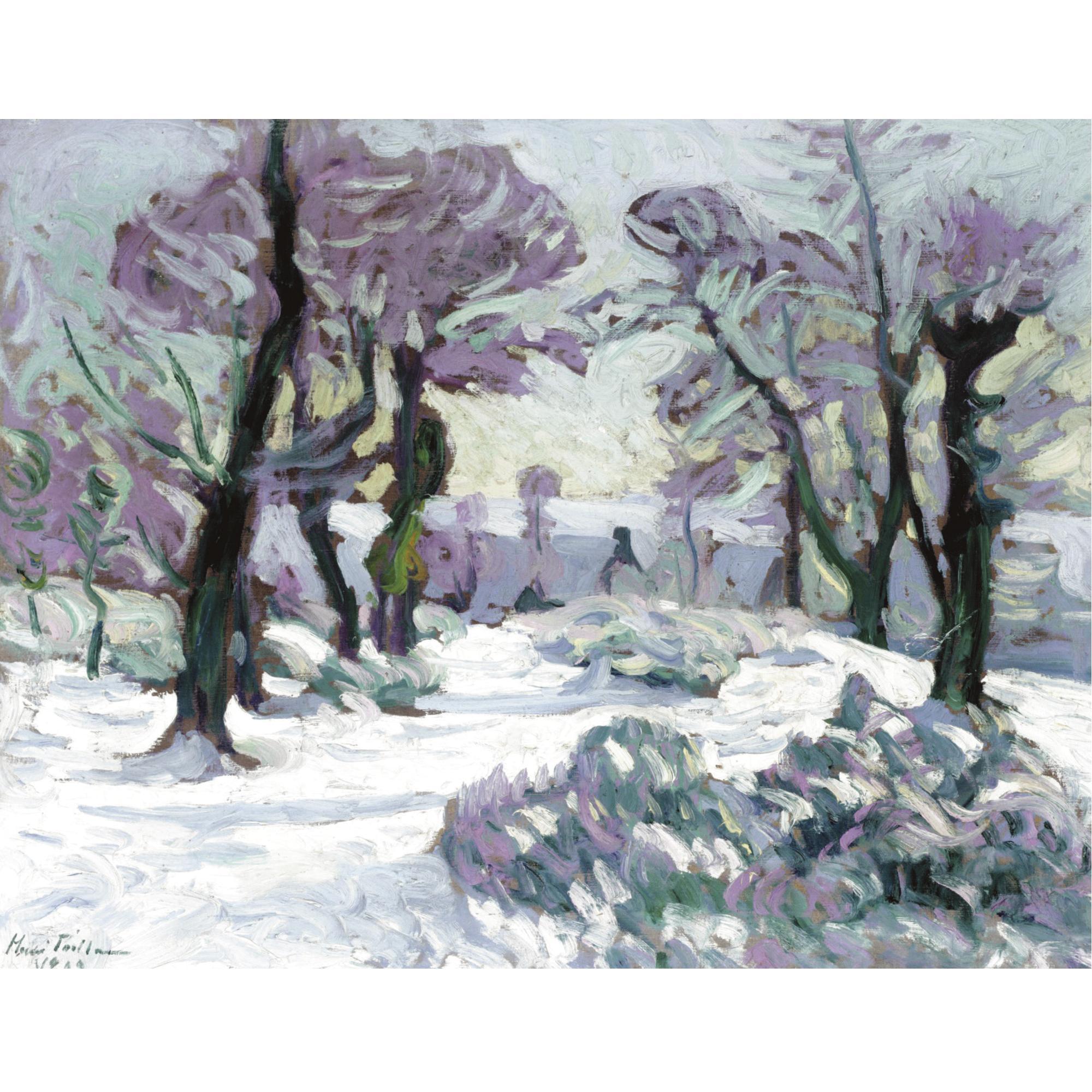 Henri Pailler - Paysage De Neige