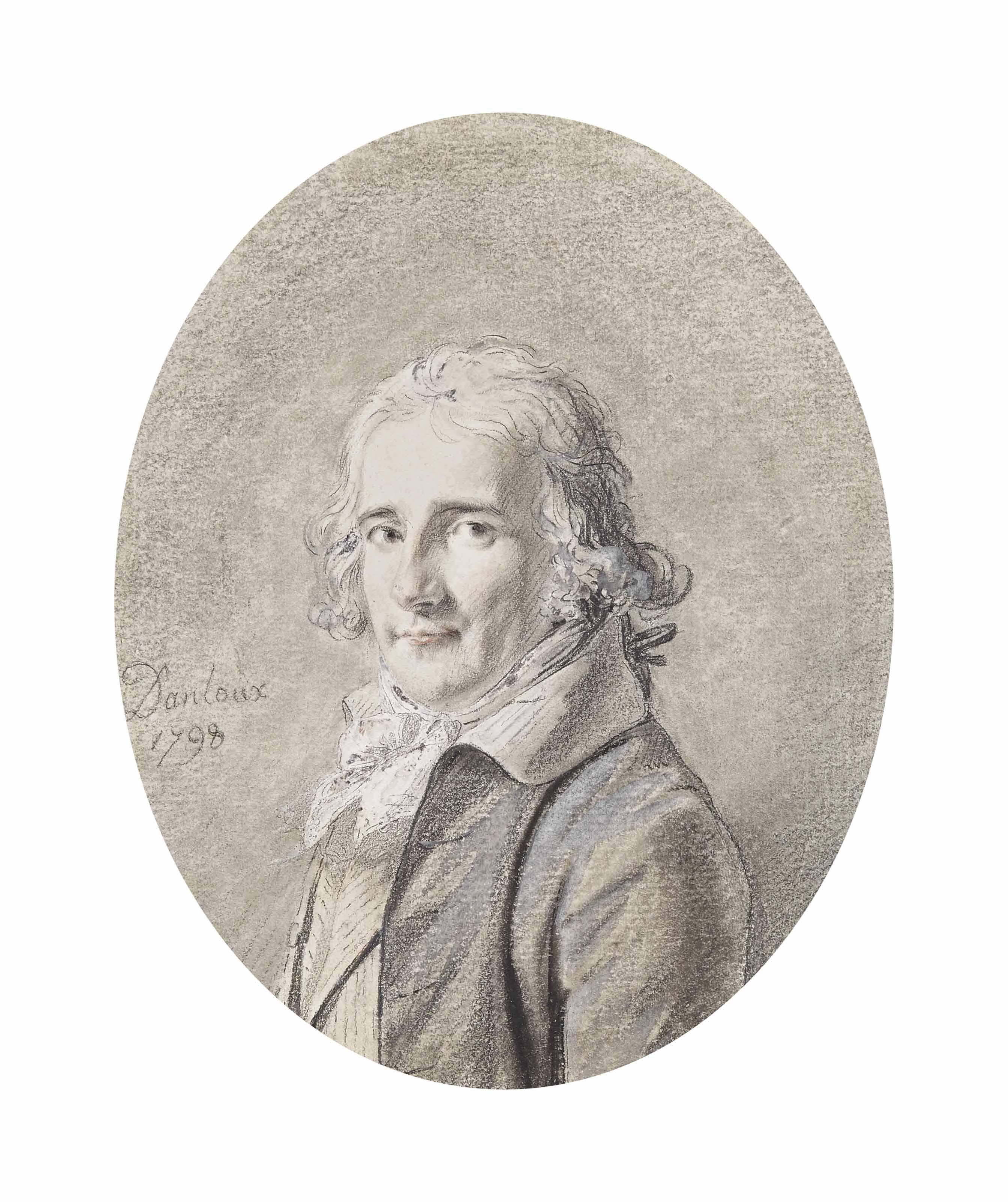 Henri-Pierre Danloux - Portrait De Jean-Baptiste Cléry (1759-1809), Valet De Chambre De Louis Xvi