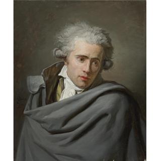 Henri-Pierre Danloux - Portrait Of A Man In A Grey Coat