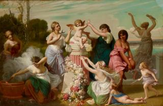 Henri Pierre Picou - Clipping Cupid\'s wings