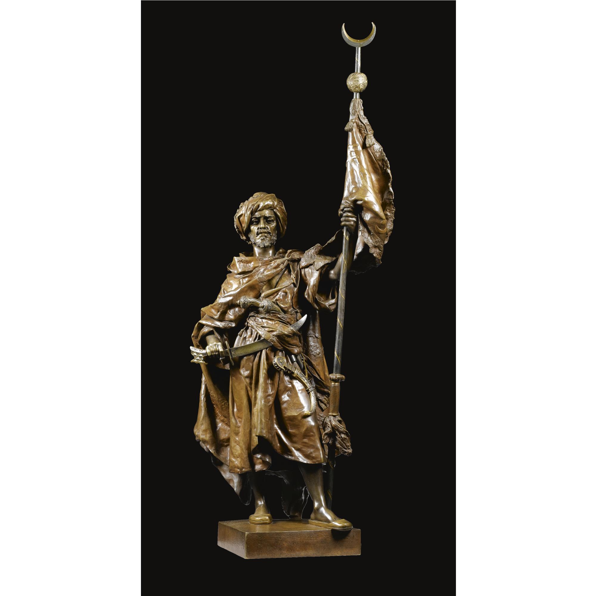 Henri Plé - French Le Madhi (An Arab Warrior With A Standard)