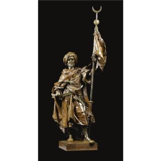 Henri Plé - French Le Madhi (An Arab Warrior With A Standard)