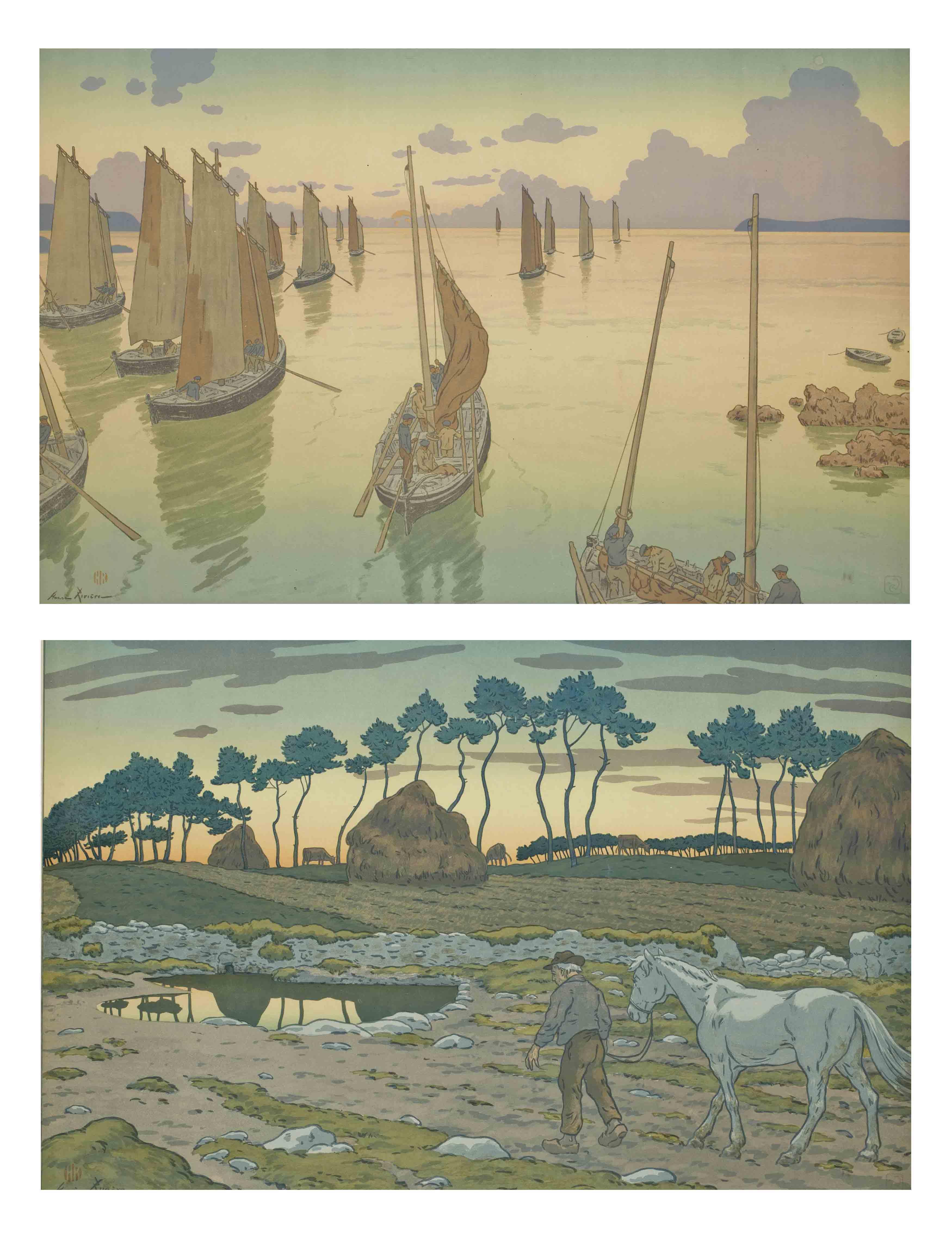 Henri Riviere - Vues de Bretagne