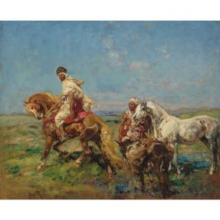 Henri Rousseau - French groupe D\'Arabes À L\'Abreuvoir