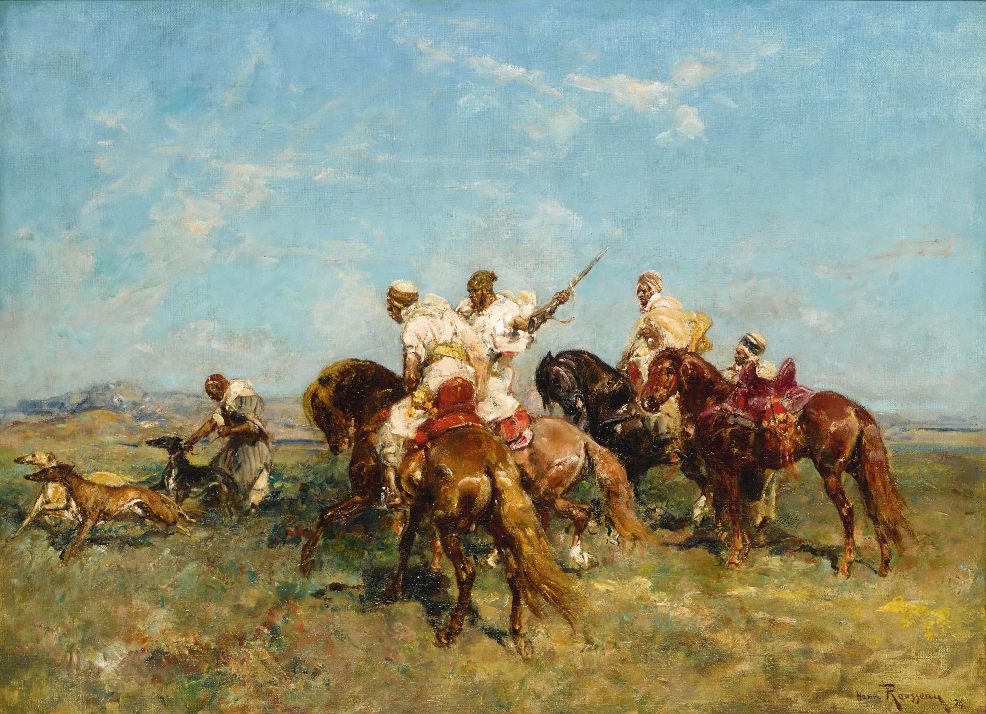 Henri Rousseau - Frenchthe Gazelle Hunt