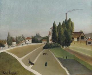 Henri Rousseau - Paysage avec usine
