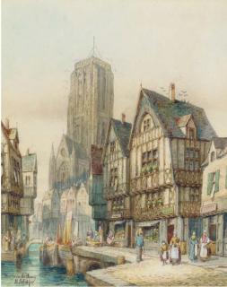 Henri Schafer - Antwerp, Belgium; And Morloix, Britanny (One Illustrated)