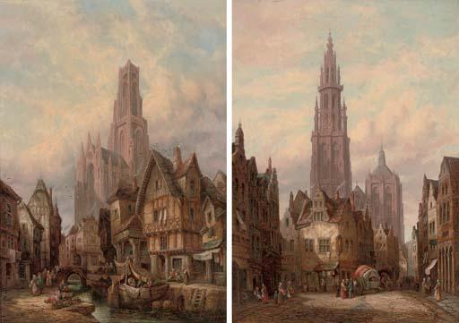 Henri Schafer - Antwerp Cathedral; and Morlaix, Brittany