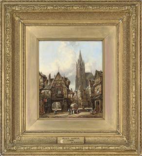 Henri Schafer - Place Gudule, Caen, Normandy; and Fontaine Belle, Nurenberg, Bavaria