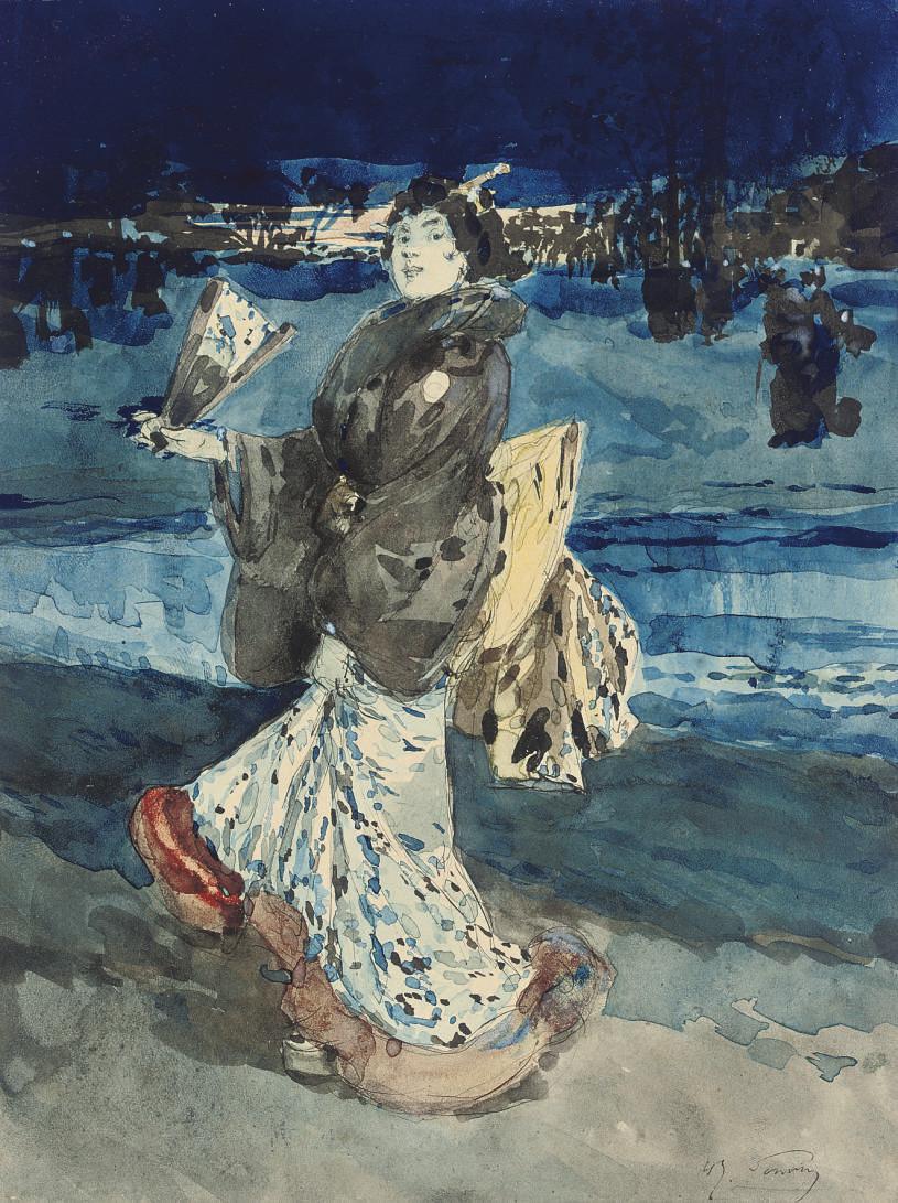 Henri Somm - La Japonaise