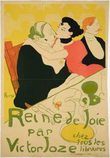 Henri Toulouse-Lautrec - Plakat: Reine de Joie par Victor Joze. 1892.