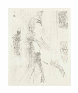 HENRI TOULOUSE-LAUTREC - Sur la Scène, from  Yvette Guilbert