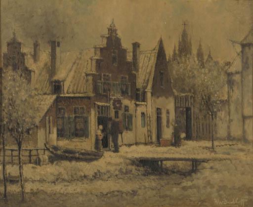 Henri Van Daalhoff - Outside on a snowy day