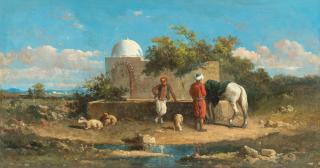 Henri van Wyk - Beduinen in einer Oase