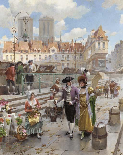 Henri Victor Lesur - The Morning Promenade