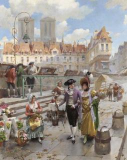 Henri Victor Lesur - The Morning Promenade