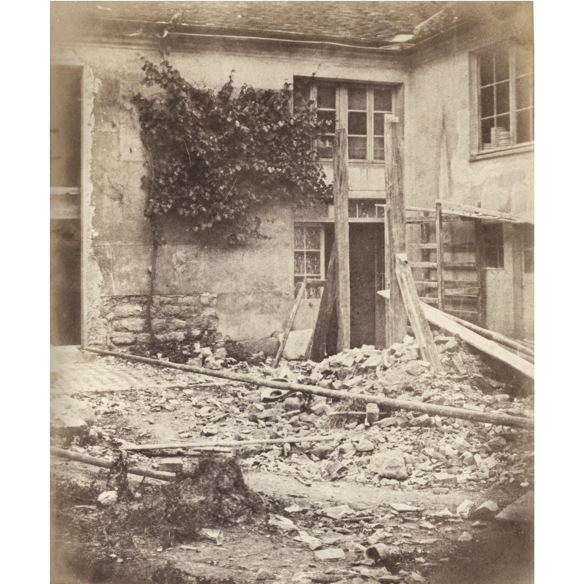 Henri-Victor Regnault - \'Maison Et Cour En Travaux\', 1853  