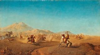 Henric Ankarcrona - Battle scene at the foot of the Atlas mountains