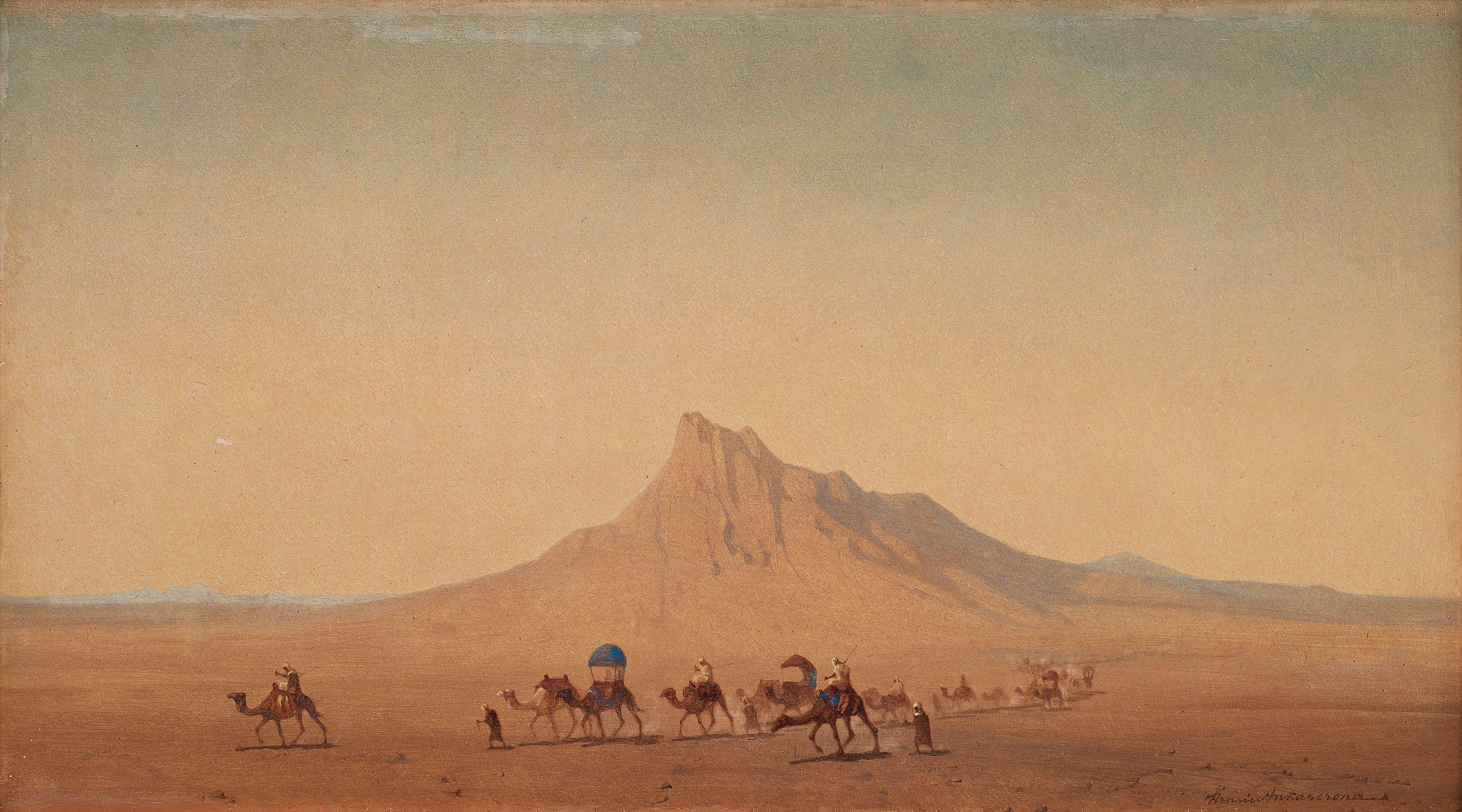 Henric Ankarcrona - Bedouins in the desert