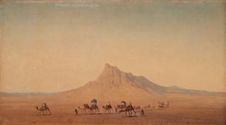 Henric Ankarcrona - Bedouins in the desert