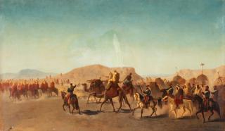 Henric Ankarcrona - Karavan vid Atlasbergen.