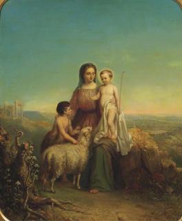 Henricus Engelbertus Reijntjens - The Virgin Mary with Christ and John the Baptist