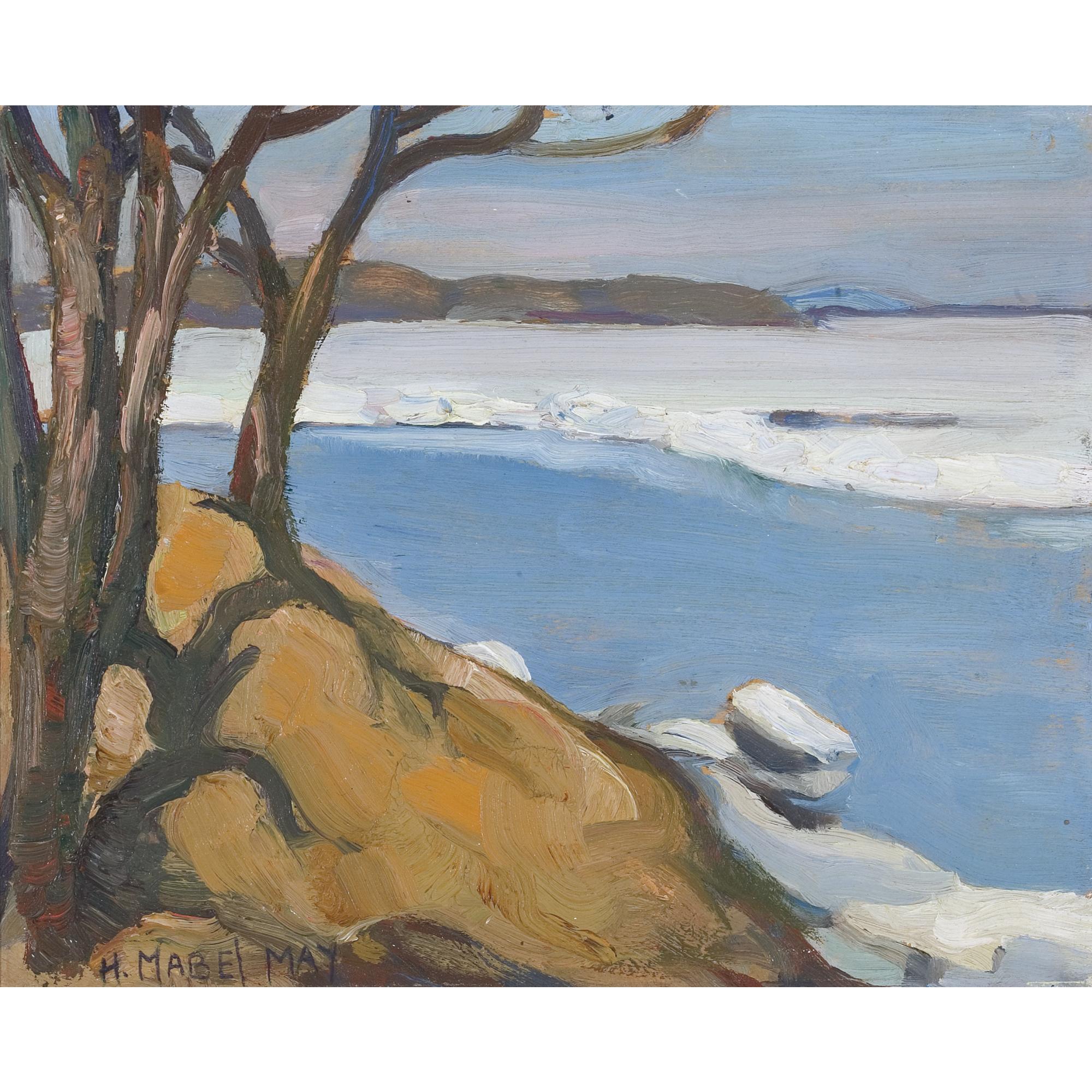 Henrietta Mabel May - Early Spring - St. Lawrence River From Lower Lachine Road