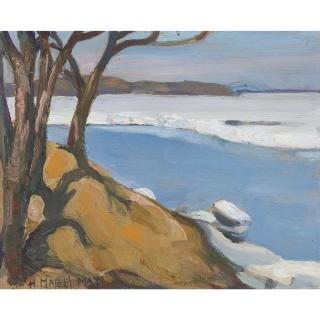 Henrietta Mabel May - Early Spring - St. Lawrence River From Lower Lachine Road