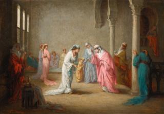 Henriette Browne - A Visit: A Harem Interior