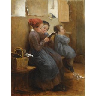 Henriette Browne - The Reading Lesson